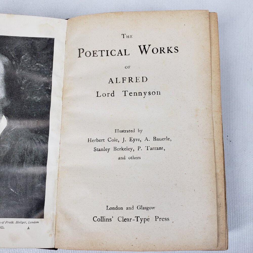 Tennyson’s Poetical Works Poems Illustrated Lord Alfred Tennyson Circa 1906